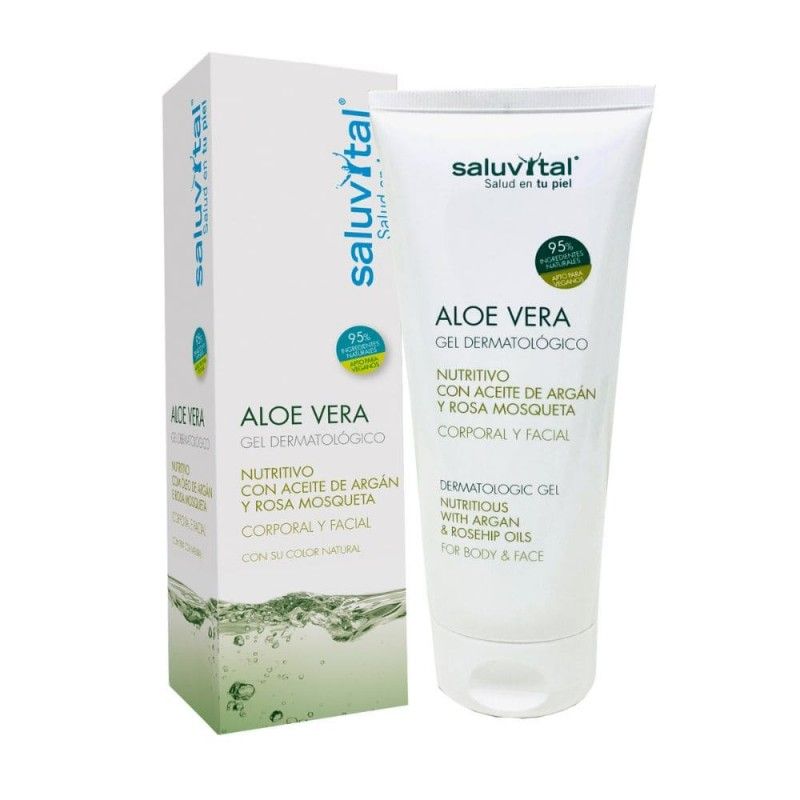 Gel Aloe Vera Nutritivo Con Aceite De Argn Y Rosa Mosqueta Saluvital