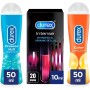 Pack Durex Lubricantes Íntimos Frescor + Orgasmic Gel + Calor