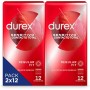 Durex duplo preservativos Sensitivo Contacto Total 12 x 2 unidades